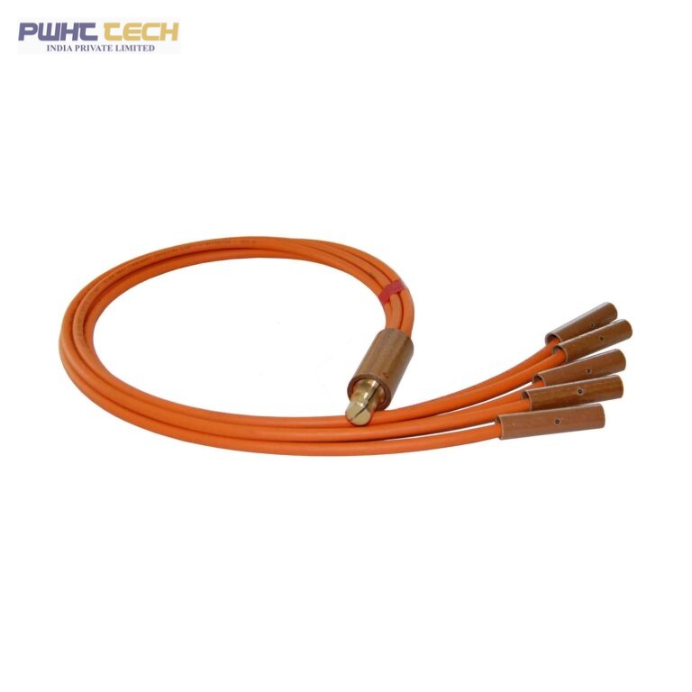 5-Way Splitter Cable – 10mm², 1m Long (Orange)