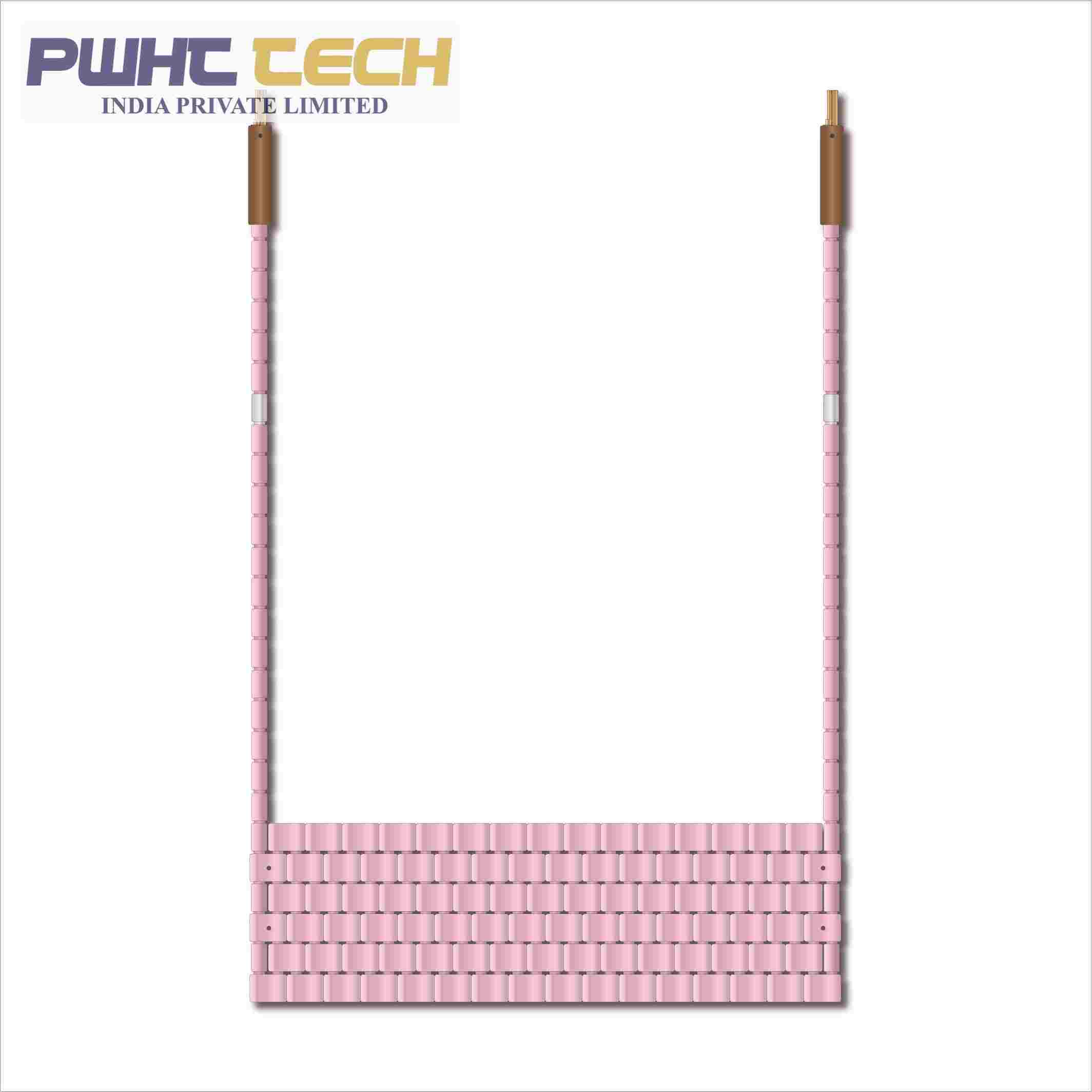 Flexible Ceramic Pad Heater – 16 Beads x 6 Beads, 60V, 2.7kW