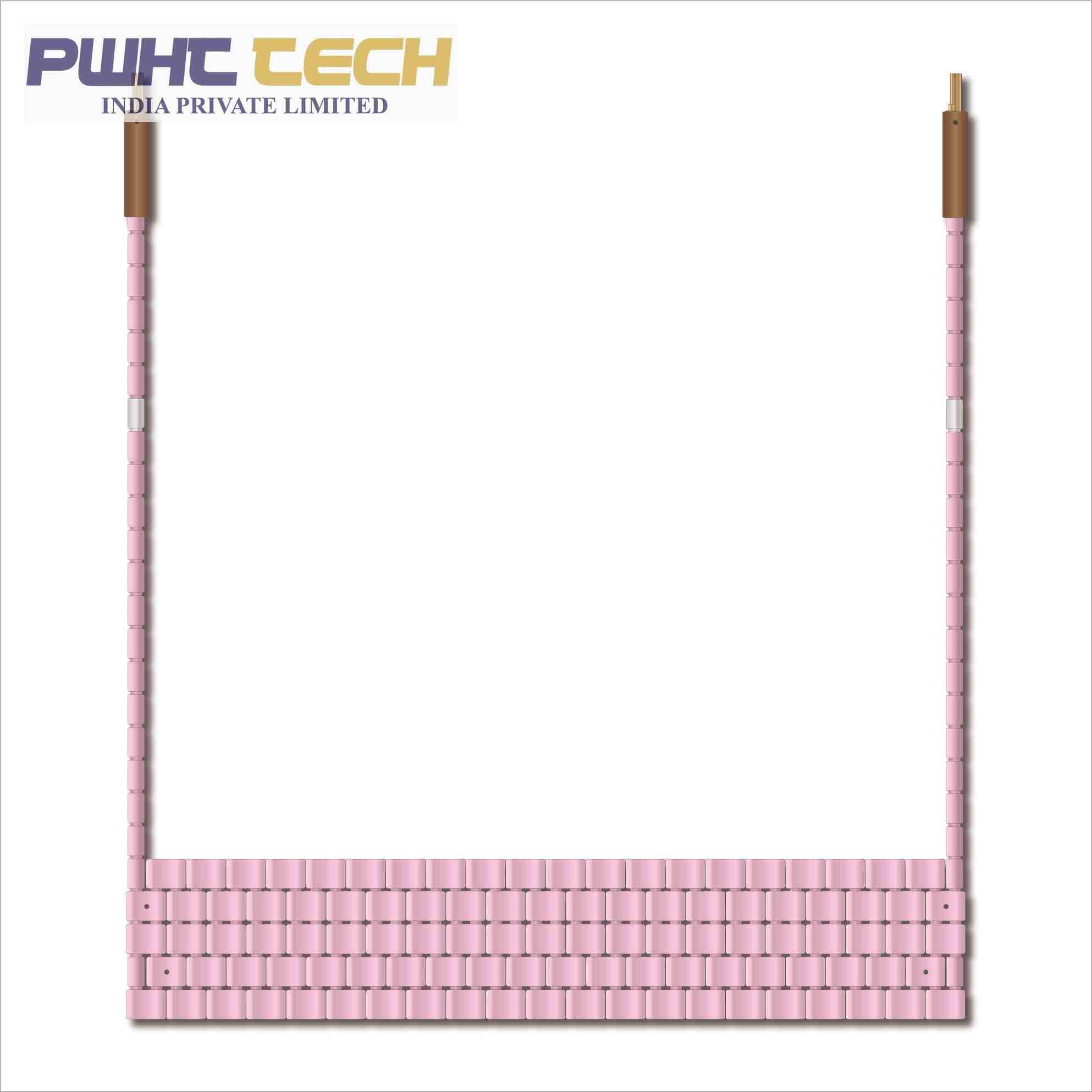 Flexible Ceramic Pad Heater – 21 Beads x 5 Beads, 60V, 2.7kW