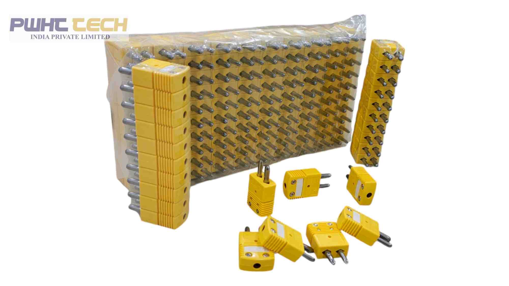 Thermocouple Plug Type K (Yellow) – Hollow Pins