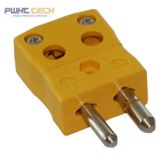 Thermocouple Plug Type K ‘Quick Wire’ (Yellow) – Solid Pins