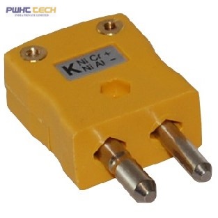 Miniature Thermocouple Plug Type K (Yellow)