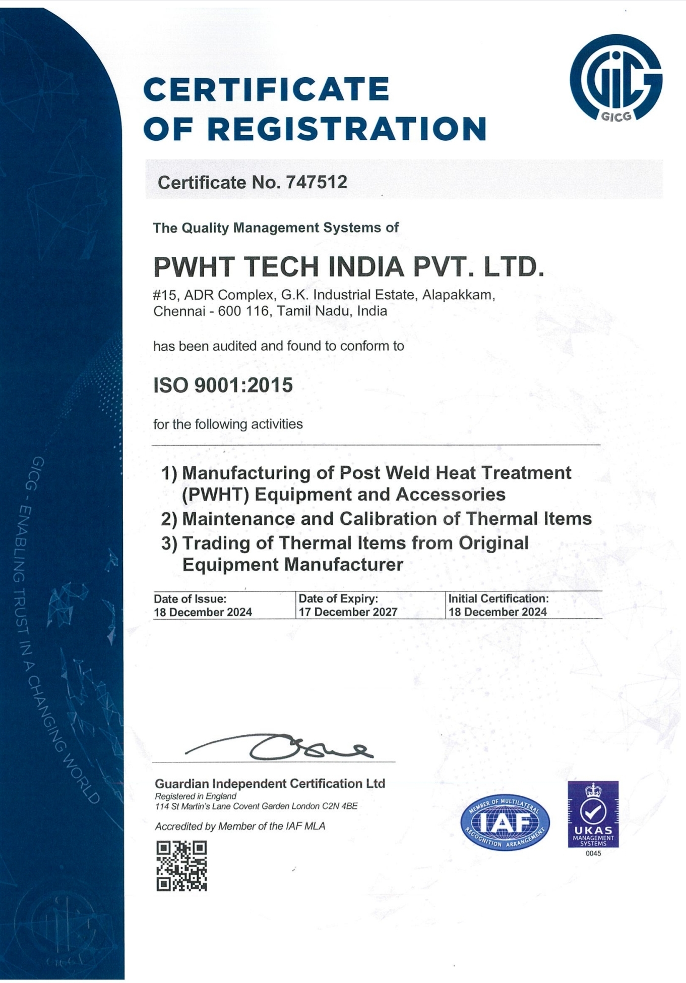 ISO 9001:2015-Quality Management Systems