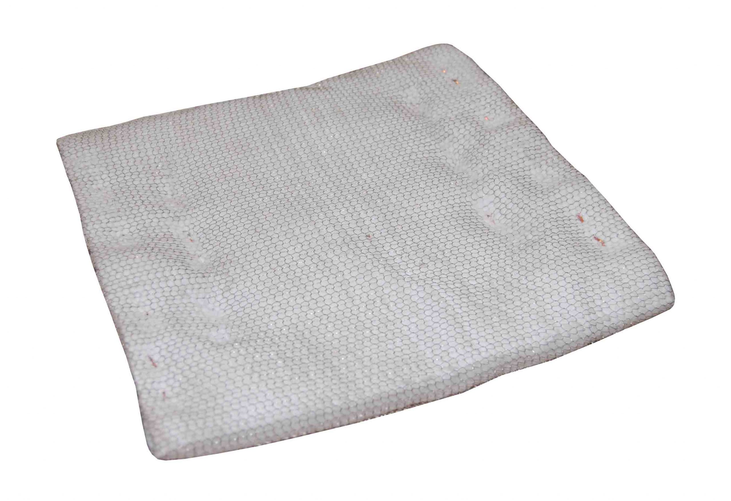 Meshed  Insulation Mat 300mm x 300mm, 25mm thick, density 128kg/m3